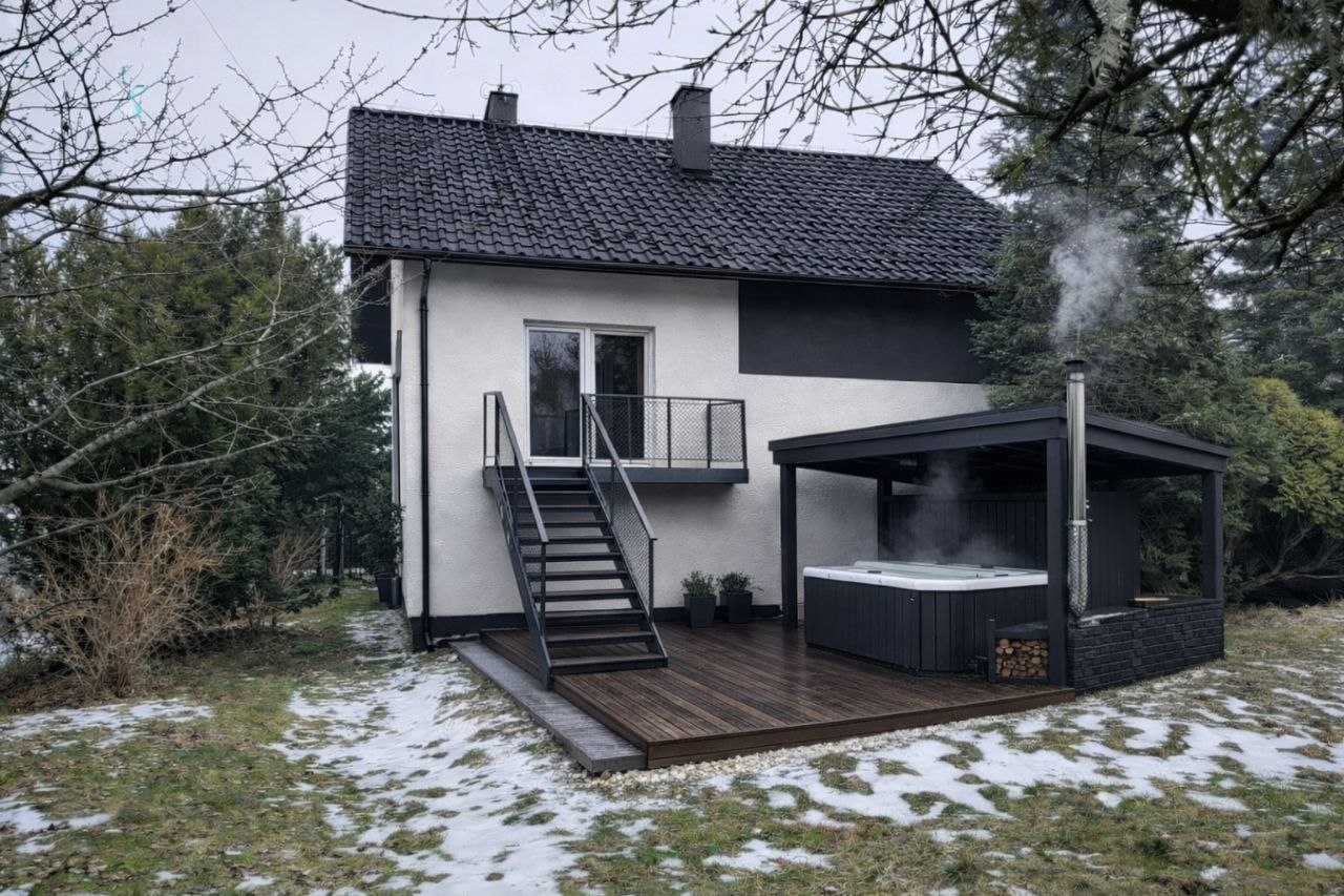 Stylowy domek z jacuzzi w sercu Karpacza