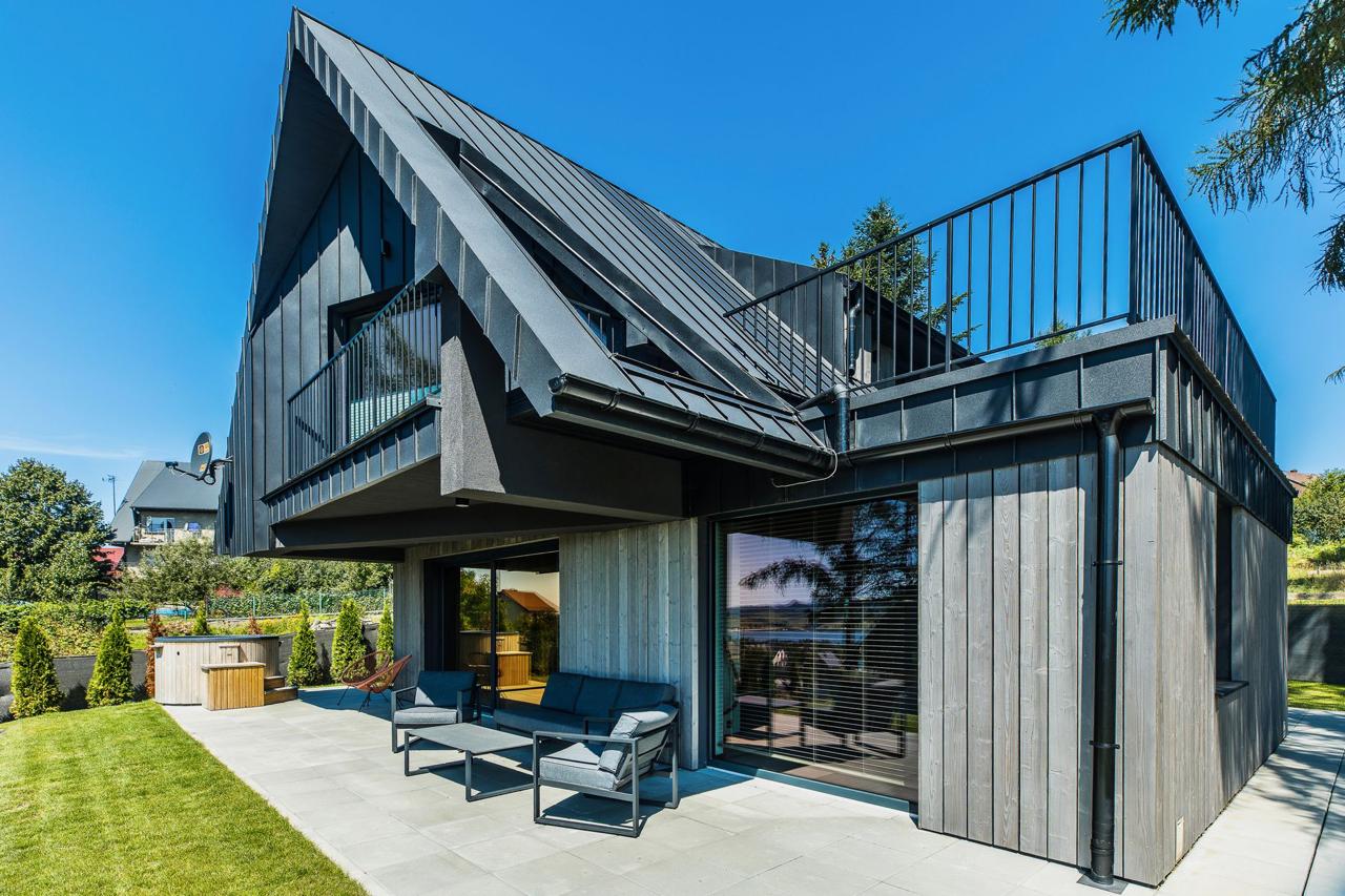 Nowoczesny domek z jacuzzi i sauną – komfortowy wypoczynek dla 12 osób